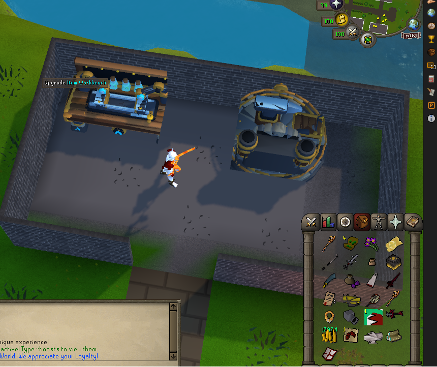 RuneWorld custom item upgrade workbench